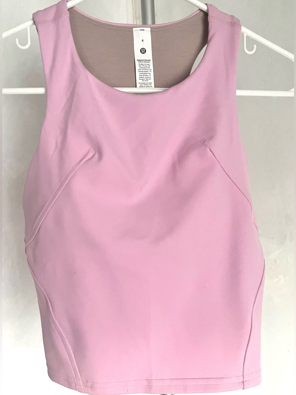 lululemon athletica Pink Scoop Neck Athletic Tank
